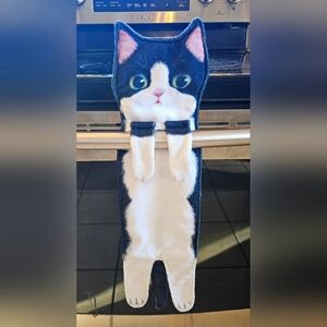 Tuxedo Cat Hand Towel
